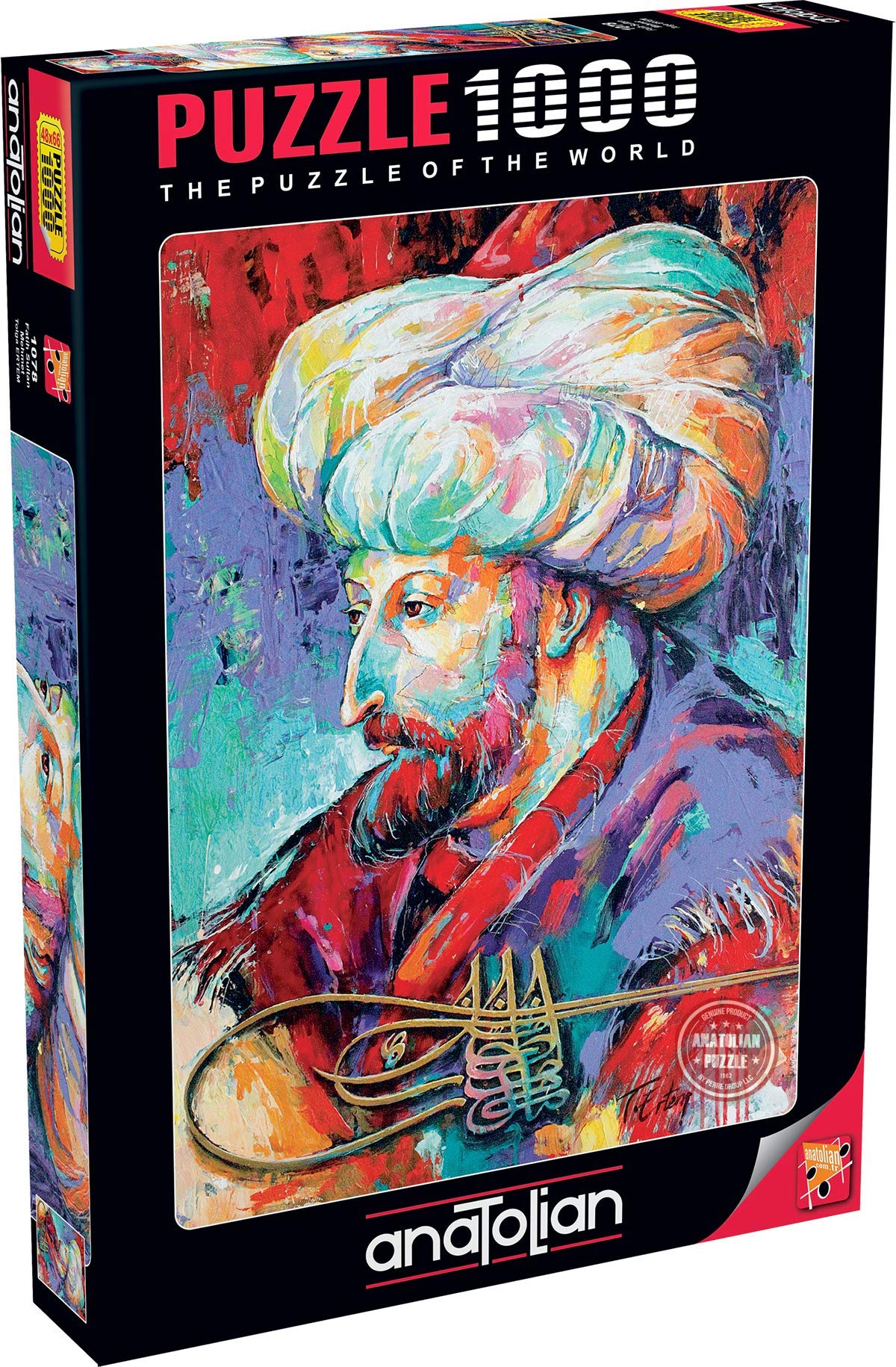 Anatolian Puzzle - Fatih Sultan Mehmet, 1000 Piece Jigsaw Puzzle, 1078