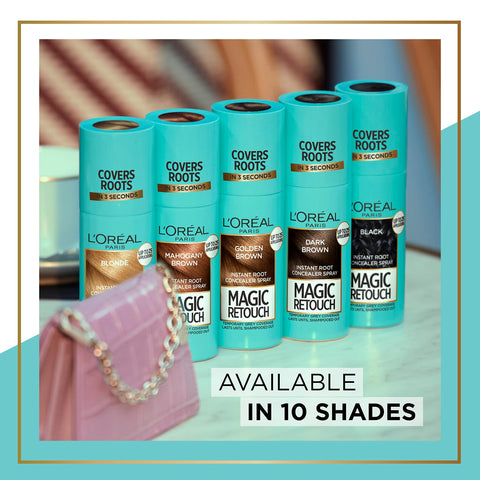 L'OrÃƒÆ’Ã†â€™Ãƒâ€ Ã¢â‚¬â„¢ÃƒÆ’Ã¢â‚¬Å¡Ãƒâ€šÃ‚Â©al Magic Retouch Instant Root Concealer Spray, Ideal for Touching Up Grey Root Regrowth, 75 ml, Colour: Golden Brown