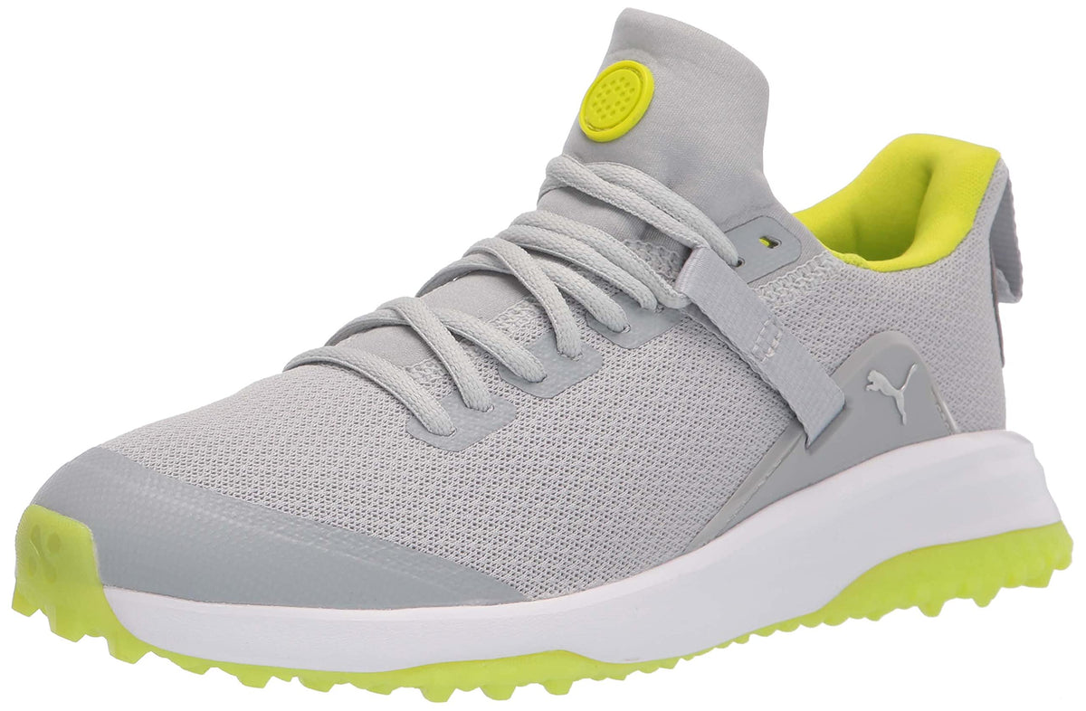 PUMA mens Fusion Evo Golf Shoe, High Rise-limepunch, 9.5 US