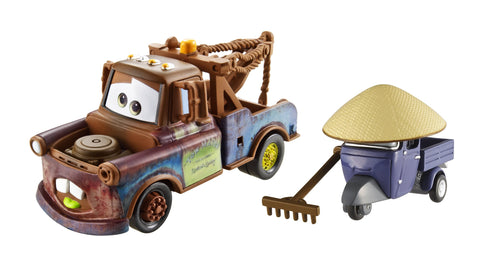 Disney / Pixar CARS 2 Movie 155 Die Cast Car 2Pack Race Team Mater Zen Master Pitty
