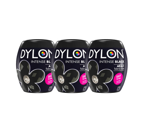 New Dylon 350g Intense Black Machine Dye Pod 3 Pack