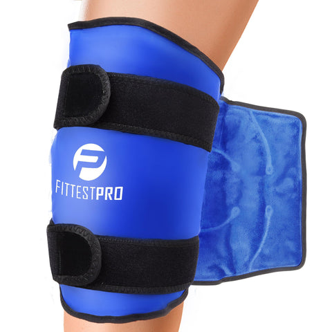 Knee Ice Pack Wrap for Pain Relief, Reusable Ice Wrap for Swelling, Surgery, Recovery, and Therapy for Arthritis, Meniscus Tear and ACL