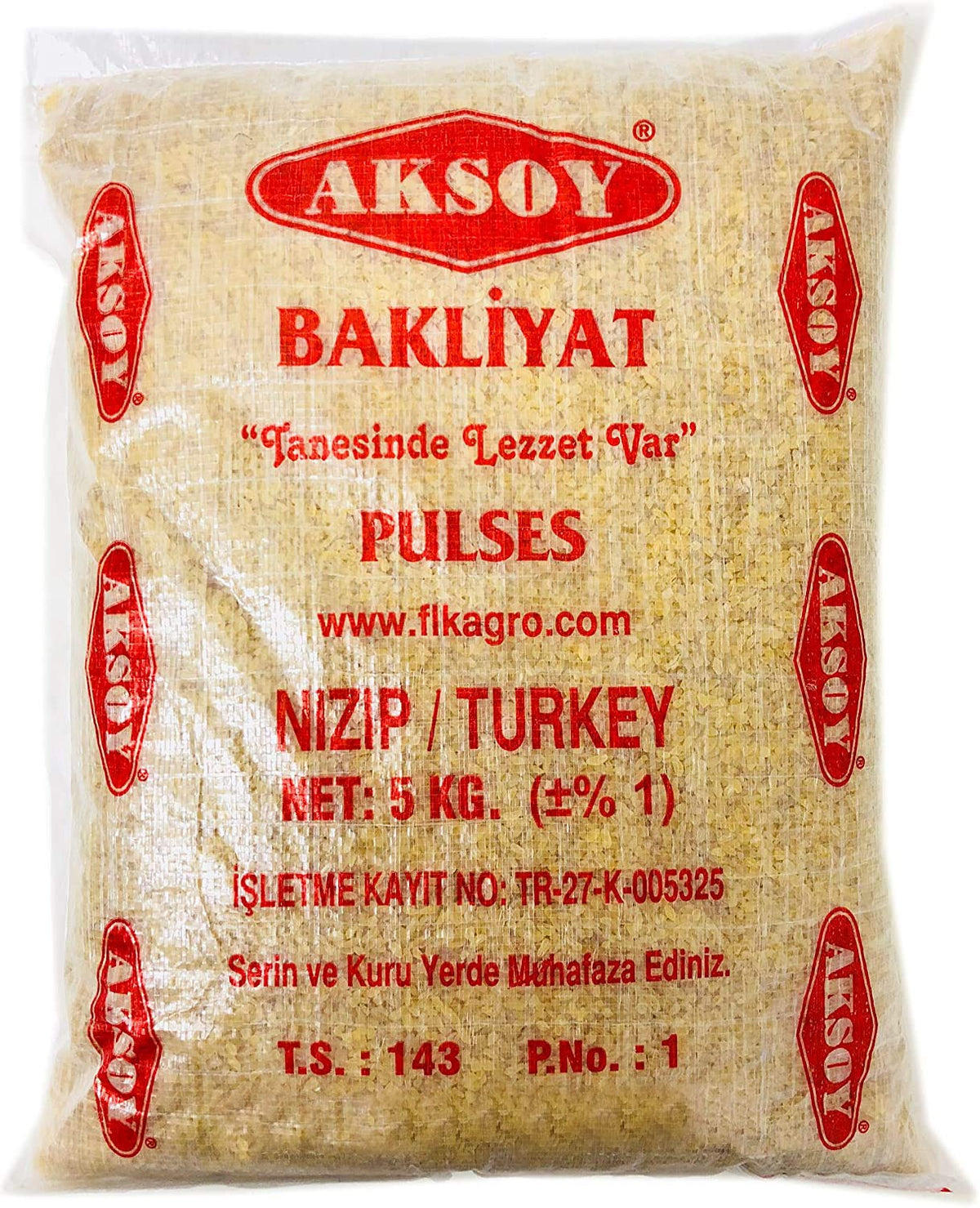 Aksoy Cracked Wheat Coarse Bulgur 5KG