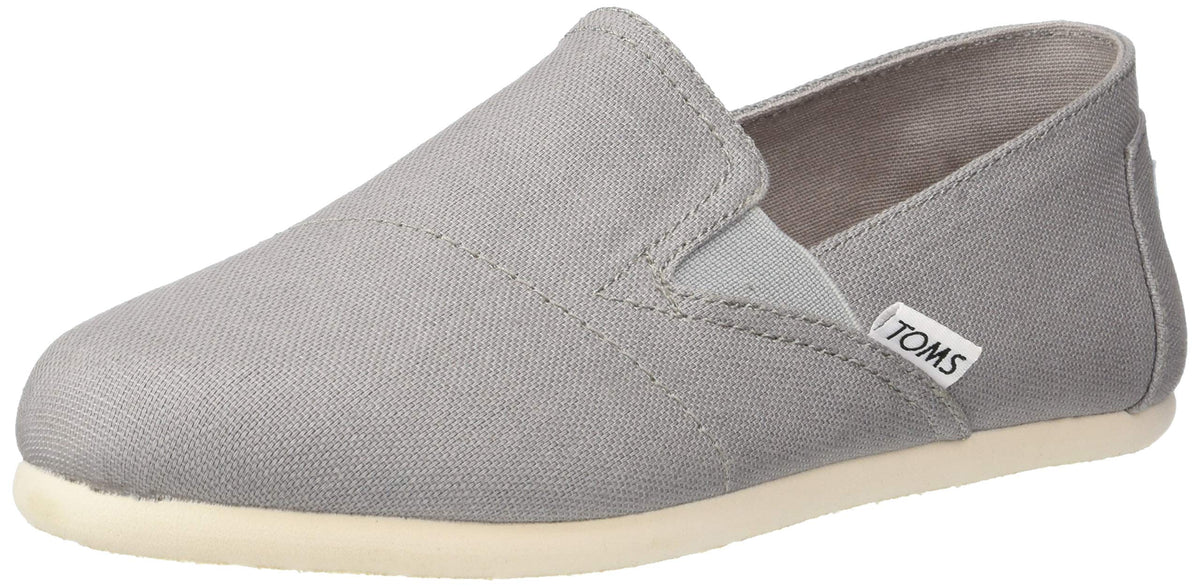 TOMS Womens Redondo Slip On Flats Casual - Grey - Size 6 B