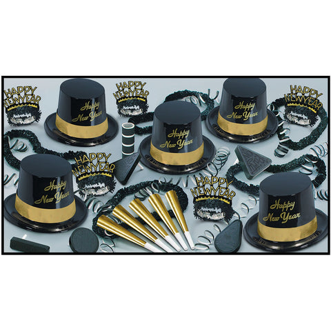 Gold Legacy New Year's Eve Party Assortment for 10