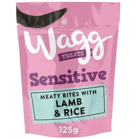 Wagg Sensitive Lamb & Rice Dog Treats 125g, Pack of 7