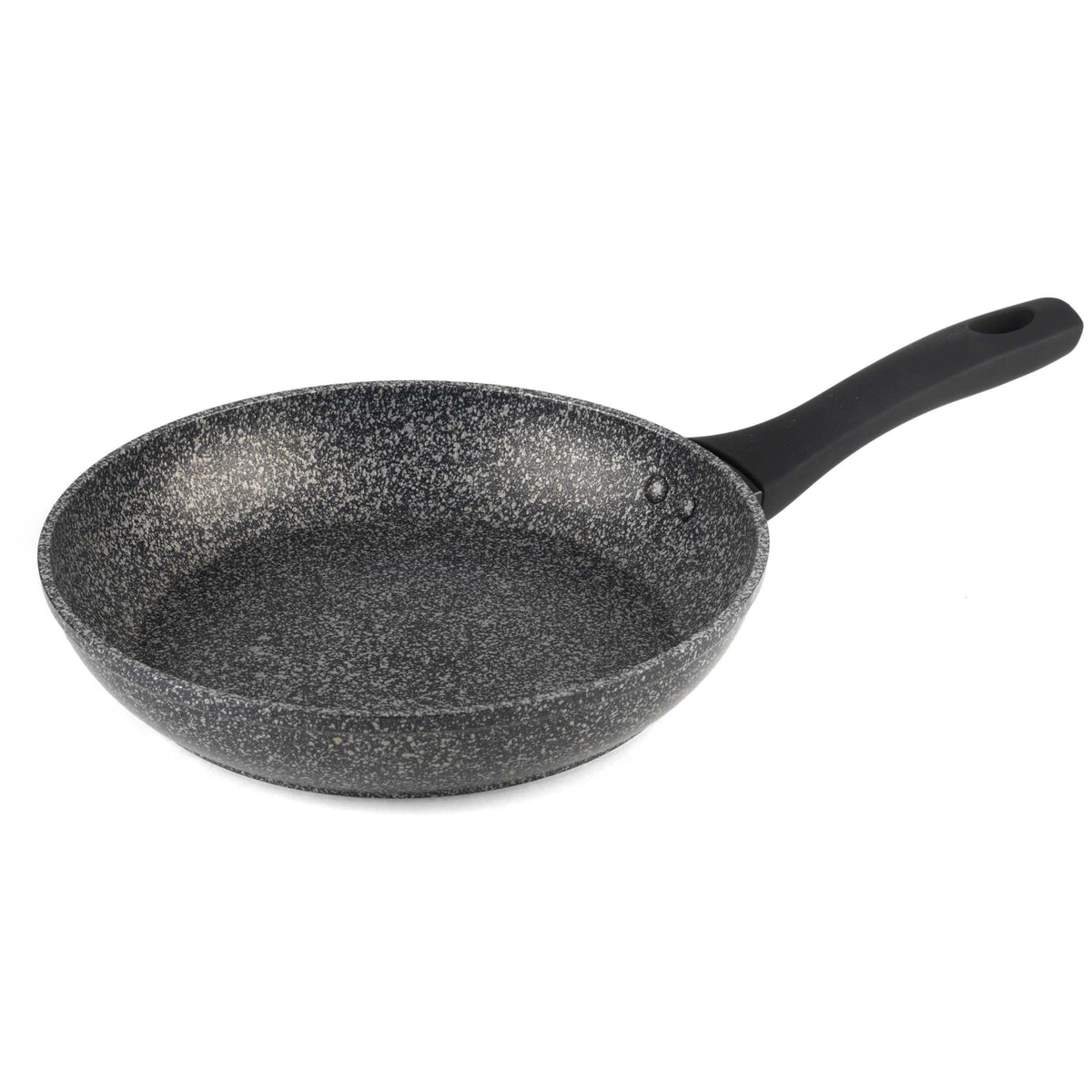 Salter BW05745 Megastone 20 cm Frying Pan - 10 x Tougher Non-Stick, Small Cooking Pan, PFOA-Free Forged Aluminium, Suitable For All Cooking Hobs & Metal Safe, Soft Touch Handle