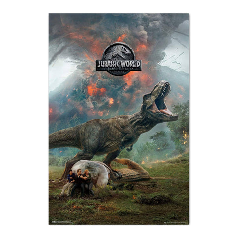 Grupo Erik Official Jurassic World Poster - 35.8 x 24.2 inches / 91 x 61.5 cm - Shipped Rolled Up - Cool Posters - Art Poster - Posters & Prints - Wall Posters