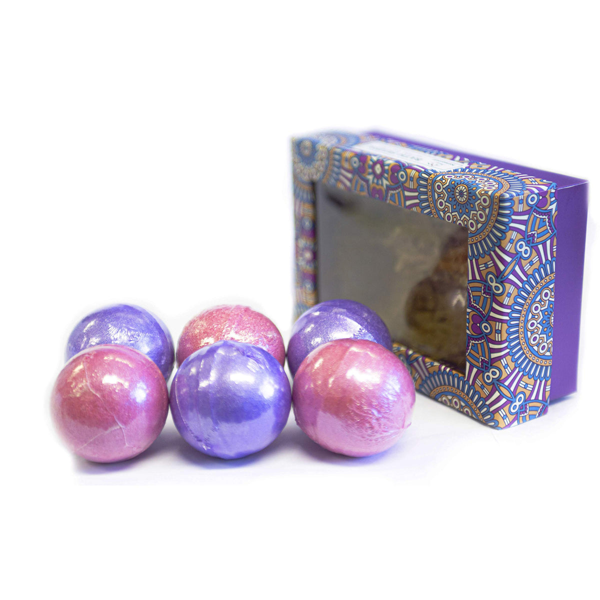 HomeZone Colourful Bath Bombs Bath Bombs for Women Gifts - Luxury Bath Fizzer Beautiful Bath Bomb Scented Shower Bombs Essential Oils, Organic Vegan Bath Bomb Set Bath Gift Sets - 6PC