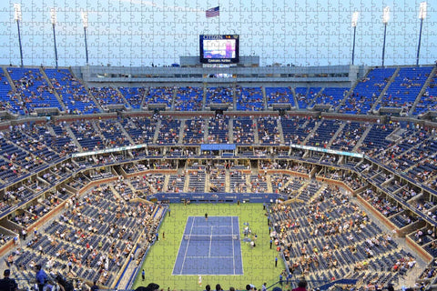 Jigsaw Puzzle for Adults 1000 Piece Flushing Stadium Tennis Court USA Travel Souvenir