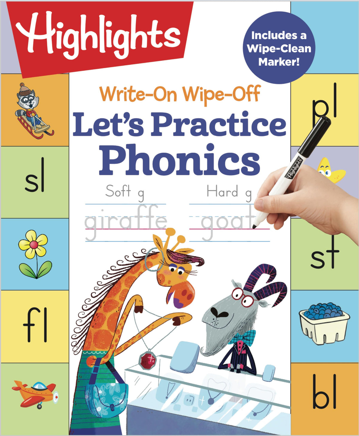 Let's Practice Phonics (Highlights Write-On Wipe-Off Fun to Learn Activity Books)