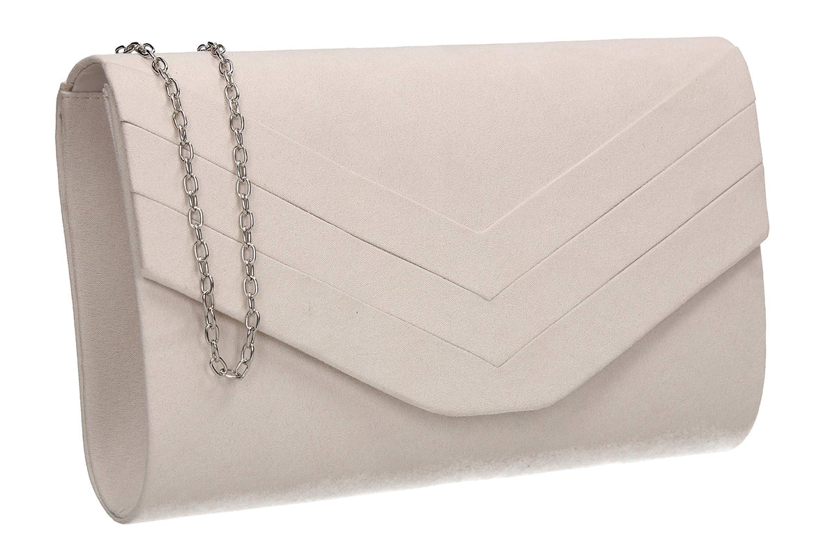 SWANKYSWANS Womens Samantha Clutch Bag, Ivory, One Size