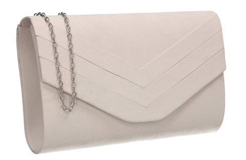 SWANKYSWANS Womens Samantha Clutch Bag, Ivory, One Size