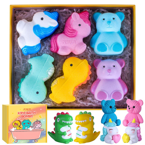 Perjoy Bath Bombs for Kids, Organic Bubble Bath Kids Bath Bombs for Girls & Boys, Easter Bath Bombs, Easter Gifts for Kids, Easter Basket Stuffers, Teen Girl Gifts Trendy Stuff, Party Favors for Kids