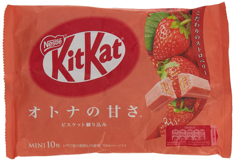 NestlÃ© KitKat Mini Adult Sweetness Strawberry 11 pcs