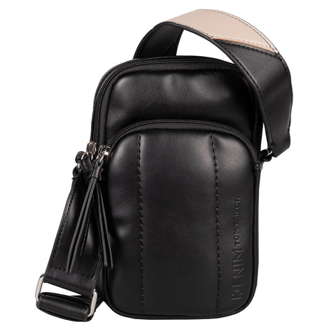 TOM TAILOR bags Denim Allya Women's Shoulder Bag Handbag Small Black, black, 25,5x10,5x17, 004082