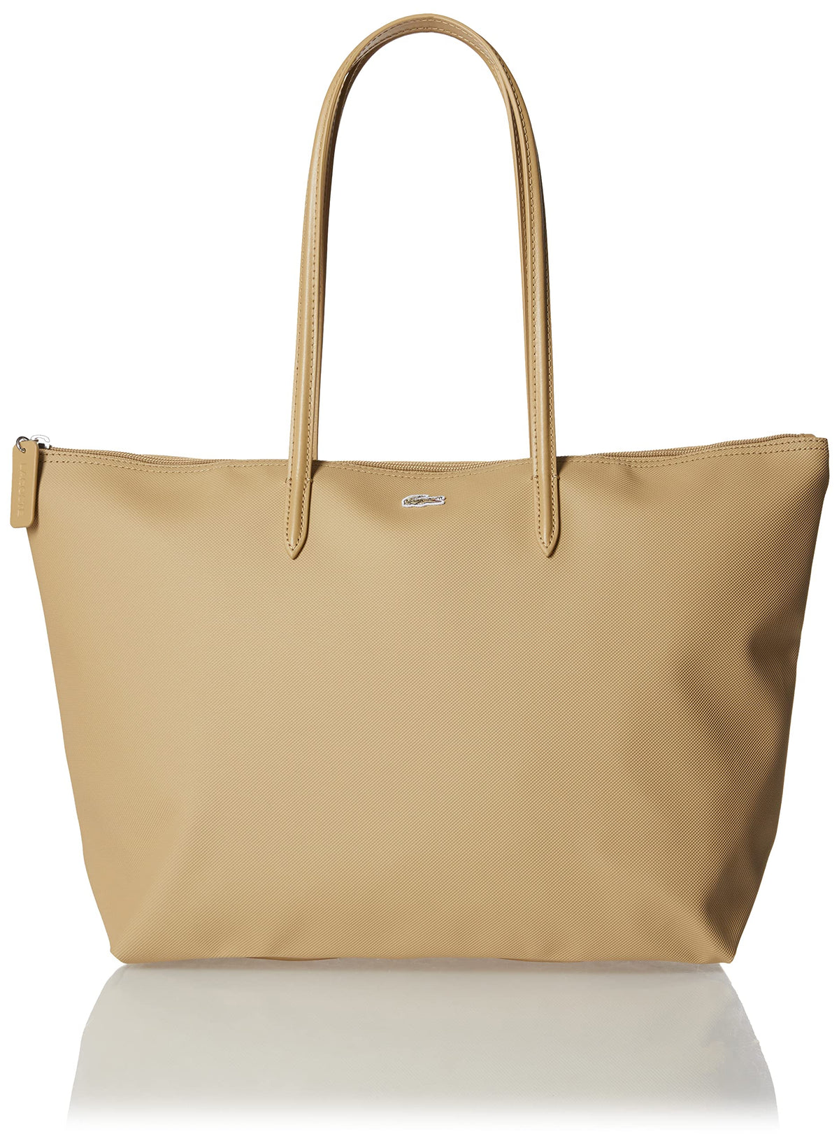 Lacoste Womens L.12.12 Concept Large Shopping Shoulder Handbag, Viennois, One Size US