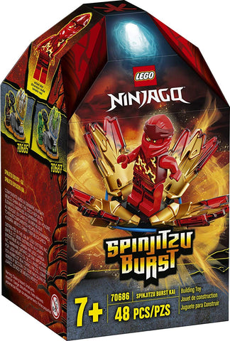 LEGO NINJAGO Spinjitzu Burst - Kai 70686 NINJAGO Accessory Set Building Kit Featuring Ninja Minifigure (48 Pieces)