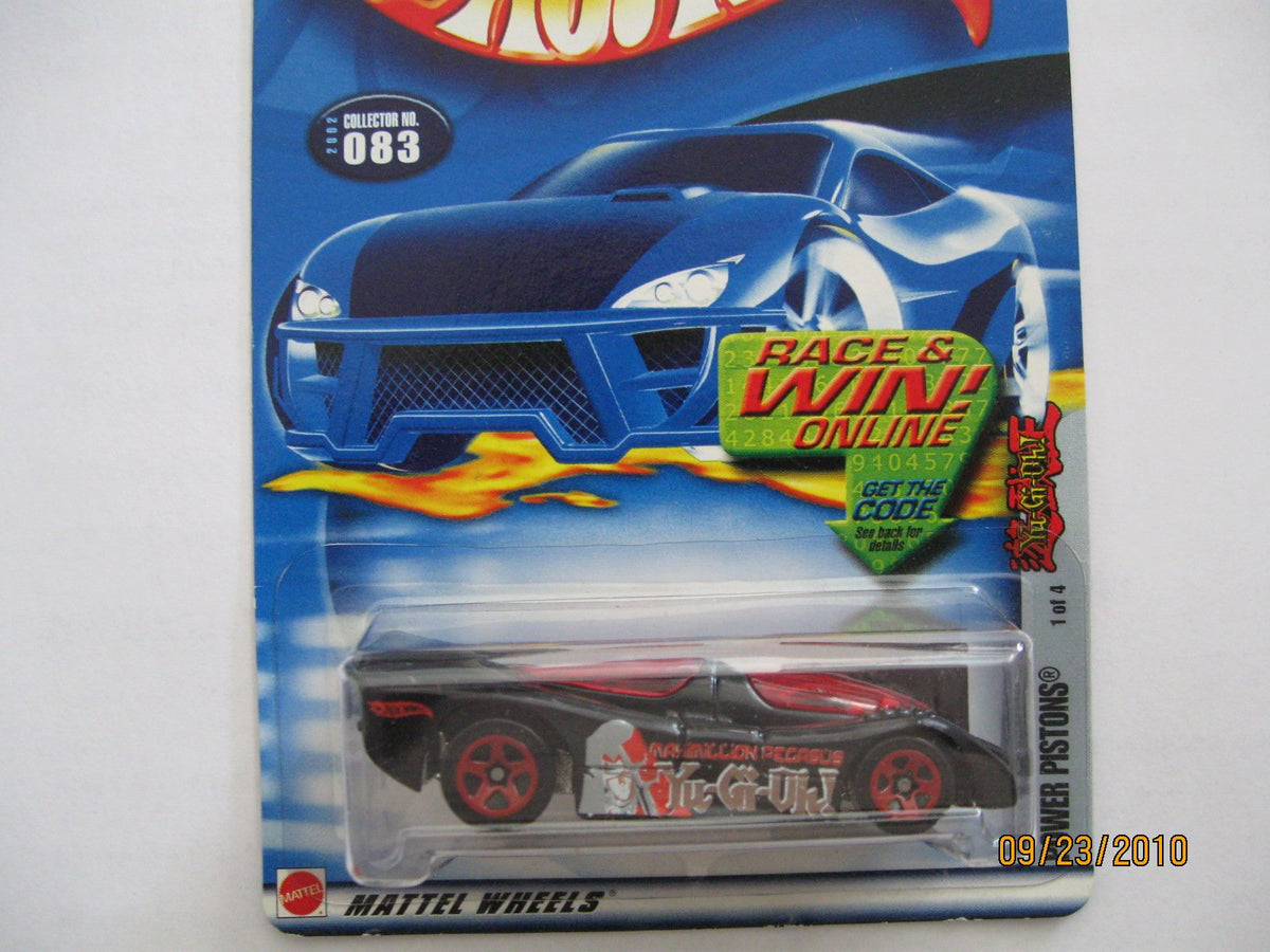 Hot Wheels 2002 Yu-Gi-Oh! Series Power Pistons Black Card 83