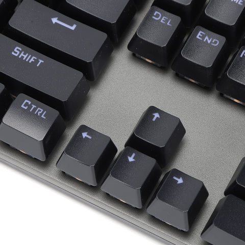 Mechanical Gaming Keyboard, RGB Backlit Wired Computer Keyboard, Full Size Mini Compact Wired Gaming Keyboard for Desktop PC Gamer Office