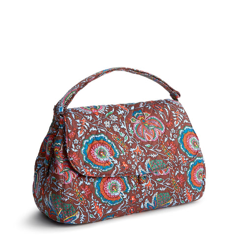 Vera Bradley Women's Cotton Rothvale Shoulder Bag, Marrakesh Cinnamon, One Size