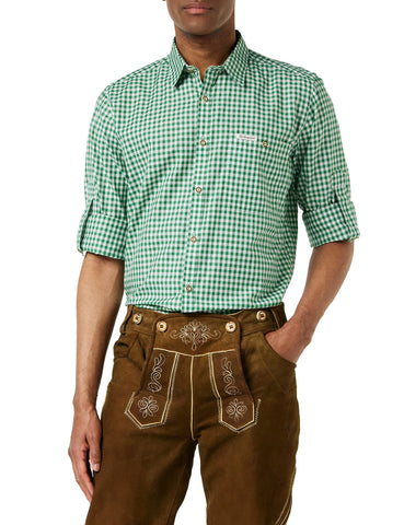 Stockerpoint Men's Campos3 Traditional Shirt, Green (Dark Green), XXL