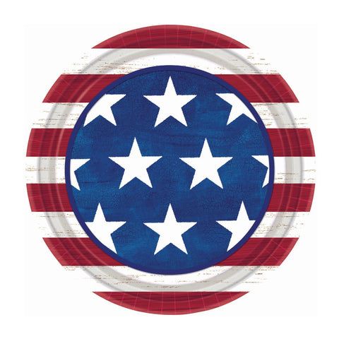 Americana Dessert Plates Party Accessory