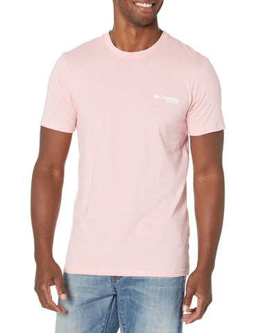 Columbia Men's PFG Graphic T-Shirt, Cupid/Flint, Medium
