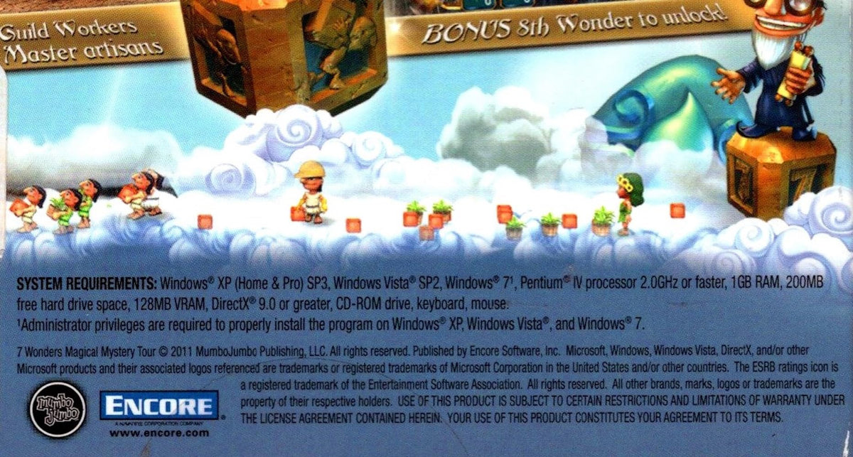 7 WONDERS Magical Mystery Tour/Windows XP/Windows Vista/Windows 7