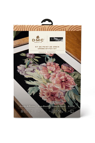 DMC Peony Branches Cross Stitch Kit