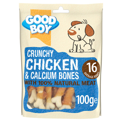 Good Boy Crunchy Chicken & Calcium Bones, 100g