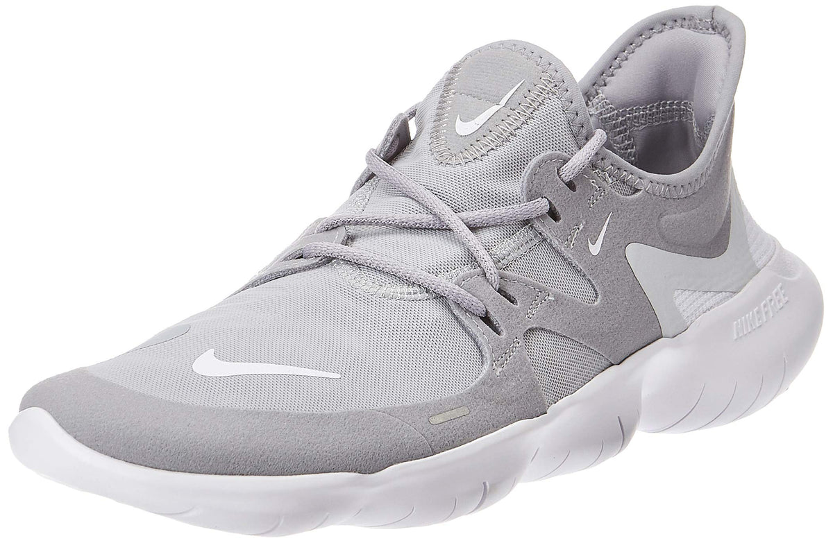 Nike Men's Free RN 5.0 Running Shoe (9 M US, Wolf Grey/White/Pure Platinum)