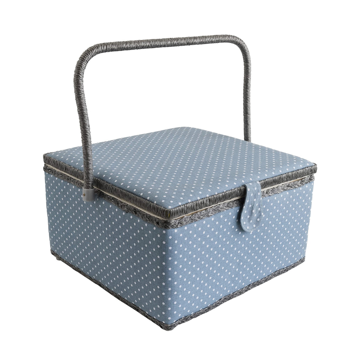 Tiny Dots Extra Large Sewing Basket