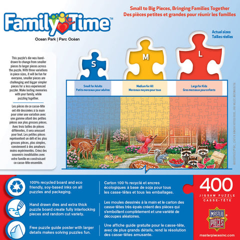 MasterPieces 400 Piece Jigsaw Puzzle For Adults, Family, Or Youth - Ocean Park - 18"x24"