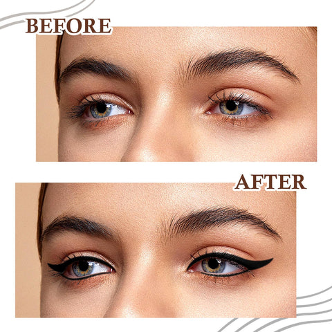 Boobeen Liquid Eyeliner, Long Lasting Quick Drying Eye Liner Pen for Women, Smooth Ultra-Fine Ink Liner Pencil Creates Natural Matte Eye Makeup, Waterproof & Smudgeproof