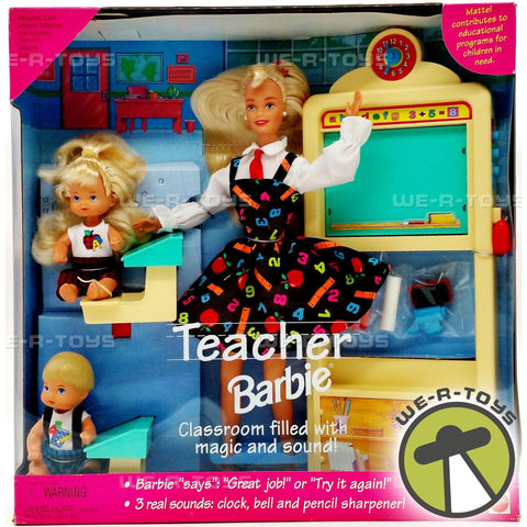 1995 Barbie Teacher & Students Gift Set (All blonde hair versions)