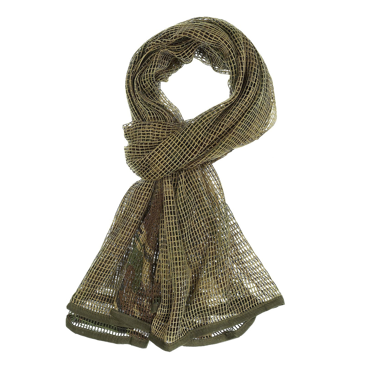 PATIKIL 71"x35" Camouflage Veil Scarf, Camo Netting Veil Camo Mesh Neck Scarves Desert Mesh Scarves for Outdoor Activities, Camo