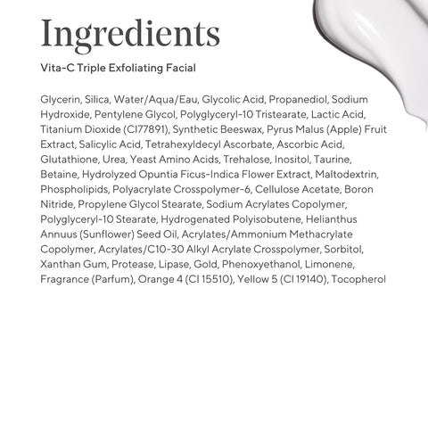 Murad The Dark Spot Correctors - 3-Piece Set ($190 value) - Vita-C Triple Exfoliating Facial 2.7Oz, Vita-C Glycolic Serum 1Oz, & Rapid Dark Spot Correcting Serum 0.17Oz