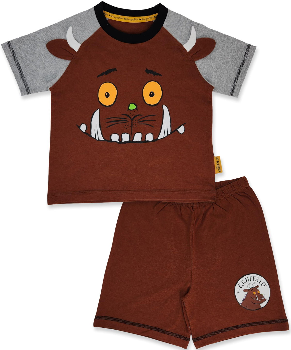 Magic Light Gruffalo 100% Cotton 3D Short Pyjama Set 2-3yr