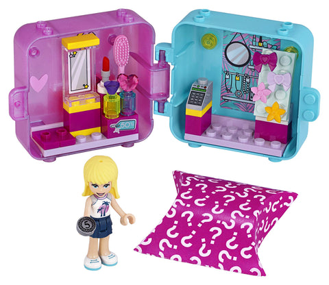 LEGO Friends StephanieÃƒÂ¢Ã¢â€šÂ¬Ã¢â€žÂ¢s Shopping Play Cube 41406 Building Kit, Mini-Doll Set That Promotes Creative Play, New 2020 (44 Pieces)