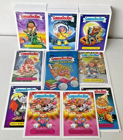 2022 Topps Garbage Pail Kids Book Worms Complete 200-Card Base Set, 2.5'' x 3.5''