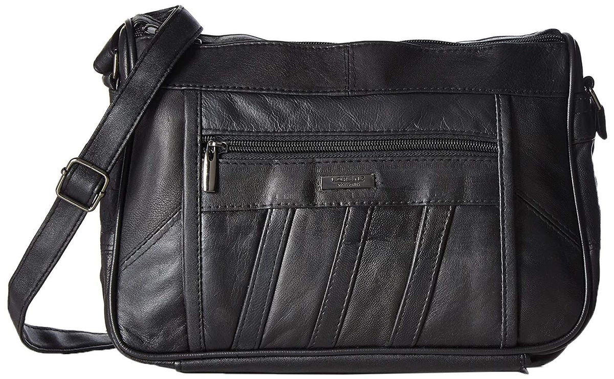 Lorenz Leather Handbag # 1968 - Black