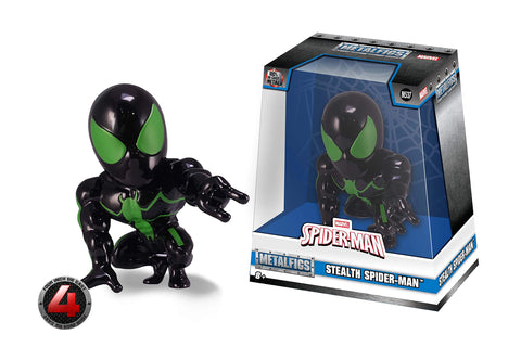 Jada Toys Marvel Stealth Spider-Man diecast Collectible Figure(M537) Black and Green