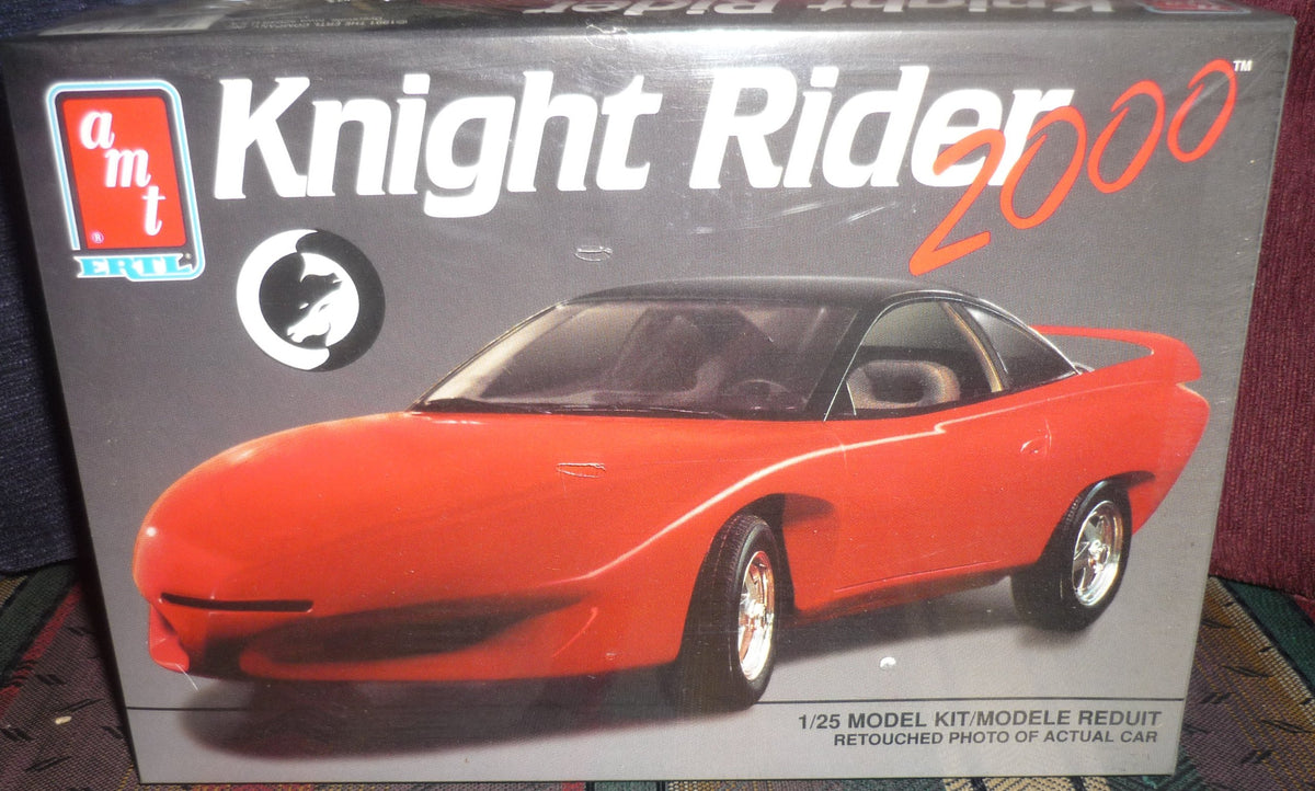 AMT #8084 ERTL Knight Rider 2000 1/25th Scale Plastic Model Kit,Needs Assembly