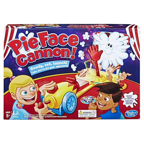 Hasbro Gaming Pie Face Cannon Game Whipped Cream Family Board Game