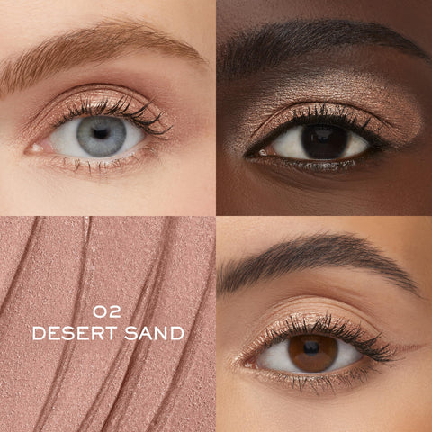 LancÃƒÆ’Ã†â€™Ãƒâ€šÃ‚Â´me IdÃƒÆ’Ã†â€™Ãƒâ€šÃ‚Â´le Tint Long Wear Liquid Eyeliner & Eyeshadow - Multi-Use Eye Makeup in Matte & Shimmer Finishes - Buildable Color & Up to 16H of Wear - 02 Desert Sand: Neutral Bronze Shimmer