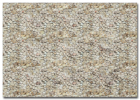 Busch 7422 Wall Card Natural Stone HO Scale Scenery Kit