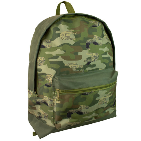 Harry Bear Kids Backpack Camouflage Green