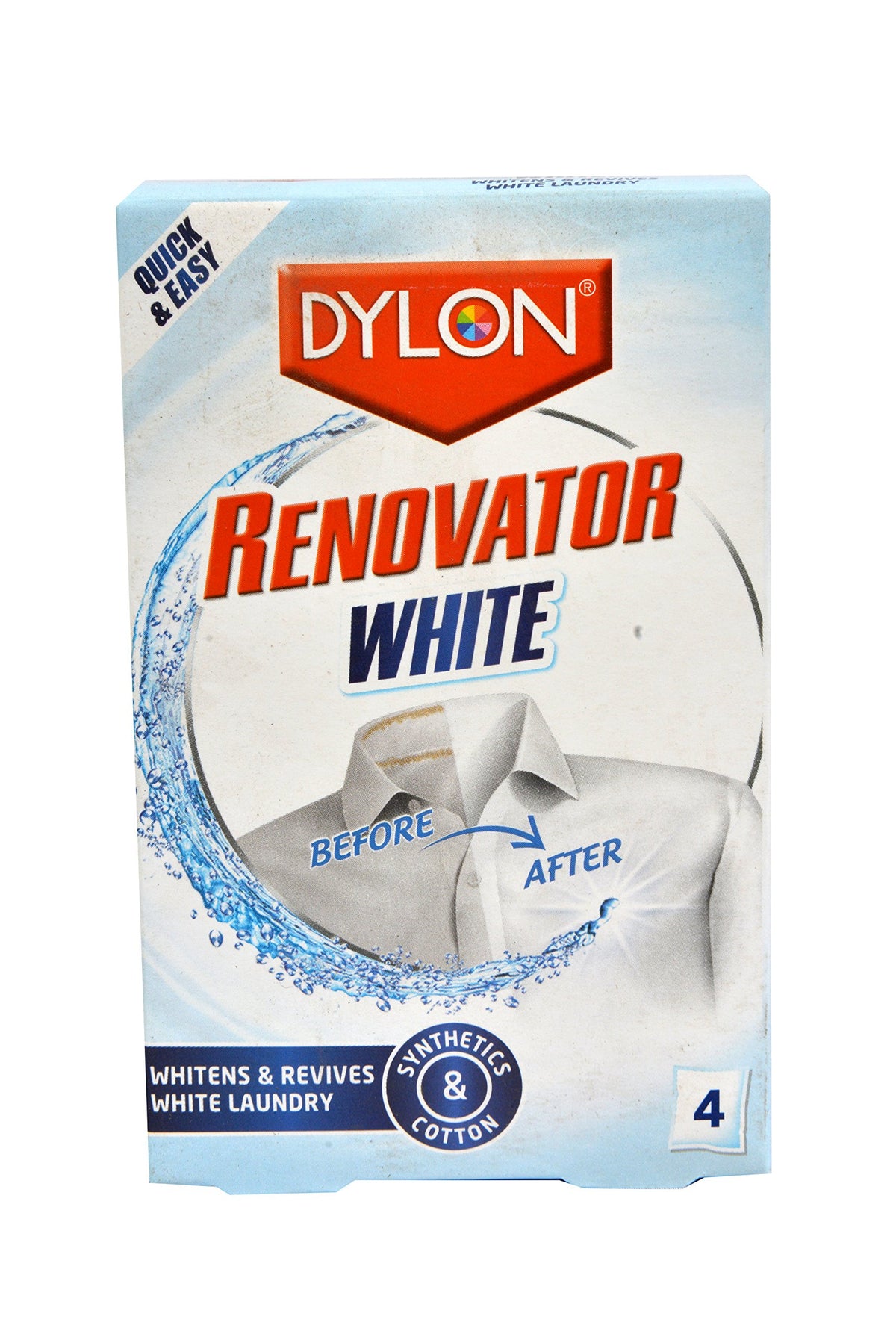 Dylon Ultra Whitener 4X25G for Fabrics and Clothes - 4 SACHETS, B004R4ZSBG_SML
