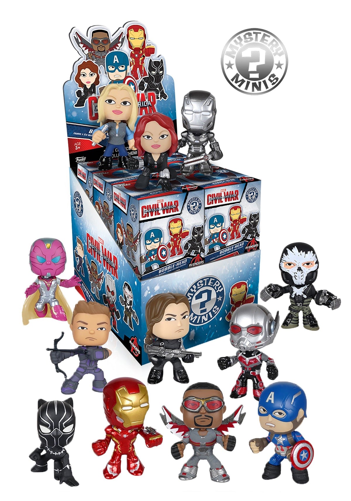 Funko Mystery Mini: Captain America 3: Civil War One Mystery Figure